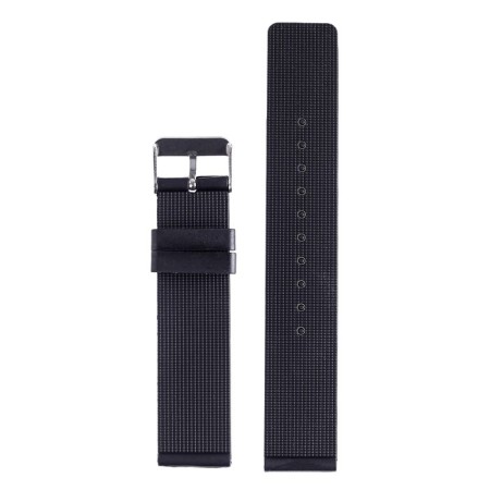 Solomon watch strap 20 mm, silicone, L-20 cm, black-2