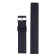 Solomon watch strap 20 mm, silicone, L-20 cm, black