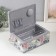 Owl and feathers needlework box 24x16x11 cm