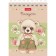 Notepad A7, 40 sheets on the crest "Bears-Lands", cover Cover Cardboard, Block 65 g/m², mix
