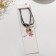 Pendants on the lace "Uzolnoi" apples, colored, 43 cm