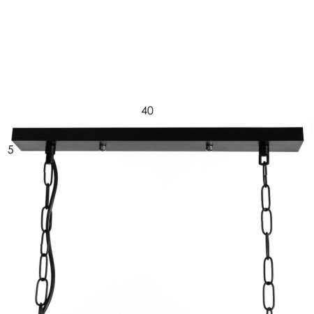 Lamp Bayerlux 2753/3 E27 40W Black 62x22x26-126 cm-6
