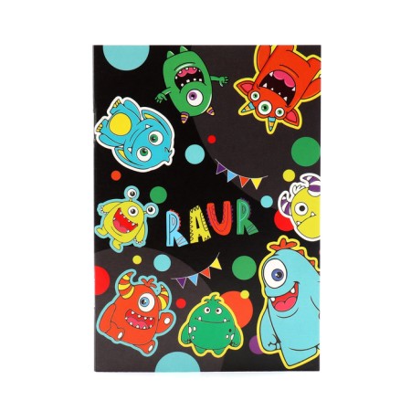 A set with a backpack and a notebook Children's "Montstrika", 23*20.5 cm-7