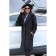 Female coat, size 42, black color