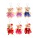 Suspension "Bear Flower on a skirt", color mix