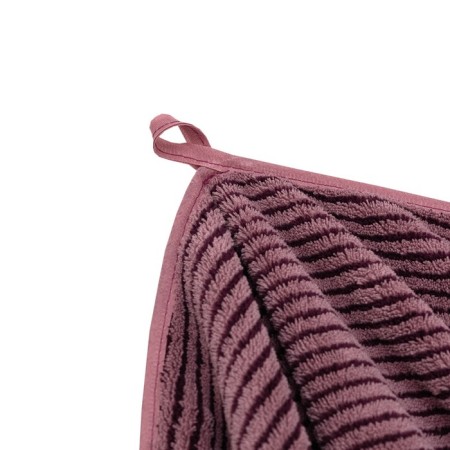 Set of towels "strip", size 30x70 cm, 70x130 cm, brown color-3