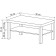 Commercial LAKK table, 900x550x440, white