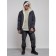 Winter male park, size 56, dark blue color