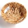 Decorative dish "Golden Kolos", 18 x 6 cm, water hyacinth