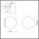 Ceiling lamp Marbe IP20 LED 5W 3000/4000