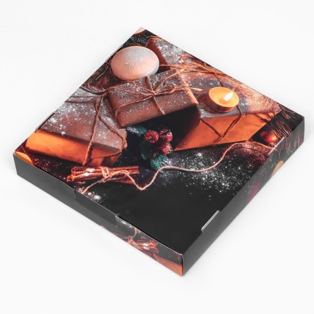 Self -assembly box "New Year's gifts", 16 x 16 x 3 cm-8
