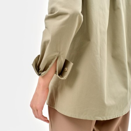 Women's shirt minku: classic color green, size 44-3