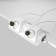 The built-in lamp Technical DL002-WW-02-W, 2x12W, 24x12x6.5 cm, GU10, white color