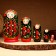Matryoshka 5-doll "Nonna", 17-18 cm