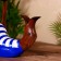 Standing for a bottle "Duck in the blue" tree 25x10x20 cm