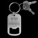 Key keychain Open "Happy Man", 3.1 x 5 cm
