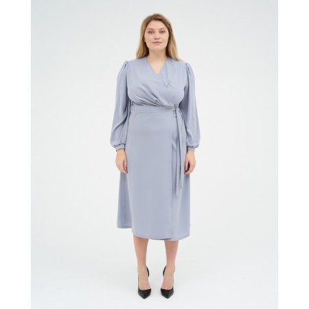 Women's dress Mist, Plus-Size, R.54, gray-blue-6
