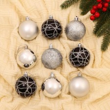 Set of balls plastic D-6 cm, 9 pcs 