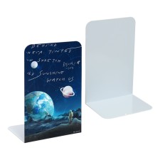 Book stands 2 pieces of planet (Earth)