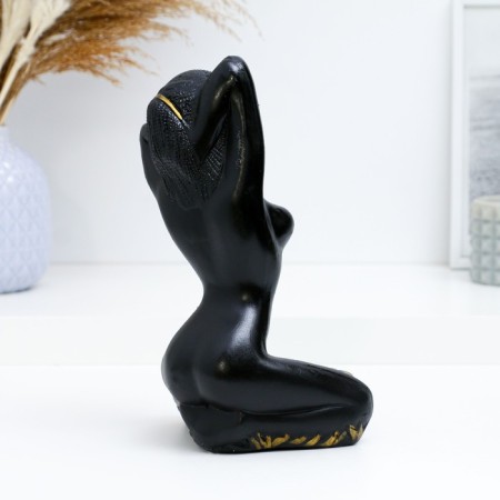 Claus stand "Egyptian" black, 14x14x24cm-3