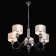 Ontario chandelier, size 78x92x78 cm, 200W 5XE14 IP 20