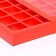Box for sweets 25 pcs, 22 x 22 x 3.5 cm, scarlet
