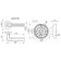 Separate handle Fuaro Largo Rm SN/CP-3, matte chromium/chrome