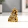 Souvenir Polystone "Golden Elephants, Drawings on the Propon" Set 6 pcs 4.7x5x33 cm