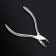 Pedicure nippers "Premium", hidden spring, 12.2 cm, blade length - 15 mm, silver color