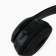 Headphones luminous ears, wireless "cat", black W-03
