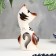 Souvenir "Cat with a cat", 2 pcs, gzhel color