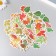 Stickers for creativity "leaves" embossing gold set 48 pcs 9x7x0.8 cm