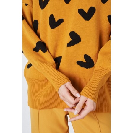 Female jumper Eliseeva Olesya, size 46-48, yellow color-5