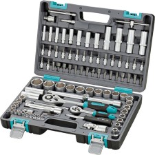 Набор инструментов STELS 14106, 1/2", 1/4",  CrV, пластиковый кейс, 94 предмета