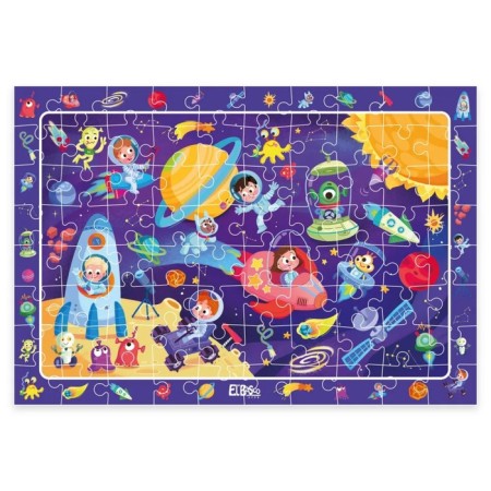 Puzzle for attentiveness "in space", 80 elements-1