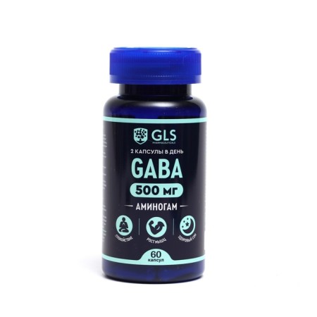 Gaba GLS aminoams for the nervous system, 60 capsules of 400 mg