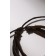 Bracelet Skin "mood" cat's eye, butterfly, brown color, d = 8 cm