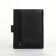 Male purse on the button, department for auto documents, black color