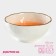 Porcelain shares “Cosmos”, 370 ml, d = 13.1 cm, orange color