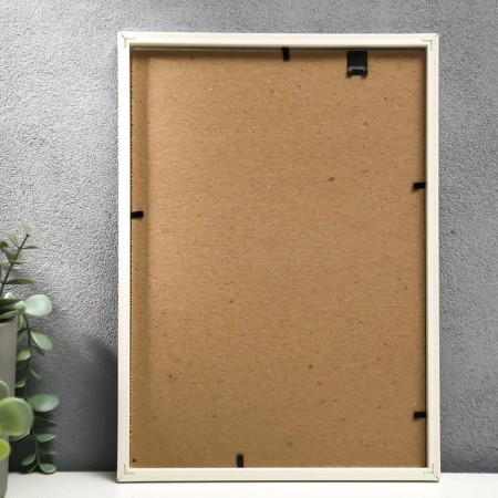Photo frame A4 21x30 cm 45-b (f) white (plastic screen)-3