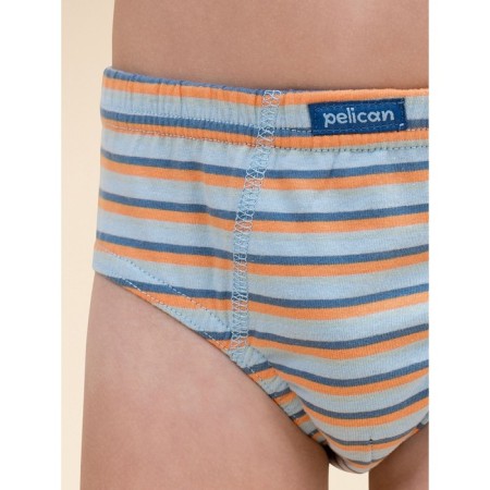 Panties for boys, height 116 cm, jeans, blue, 3 pcs-1