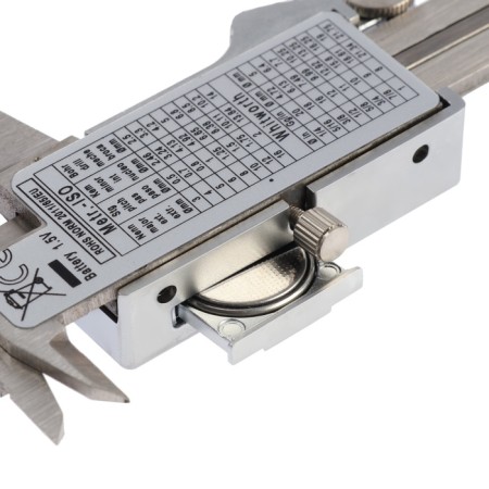 Electronic tundra of the pros, metal, with a depth meter, 150 mm-14