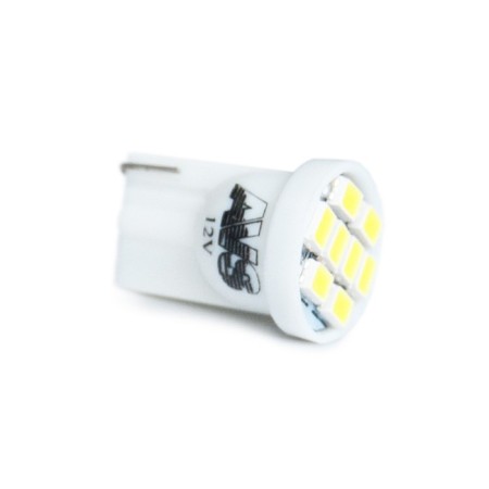LED LED T10 T023B / White / (W2.1X9.5D) 8SMD 1210, blister, set 2 pcs-1