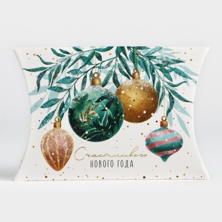 Figure team "Watercolor balls", 11 x 8 x 2 cm, new year-1