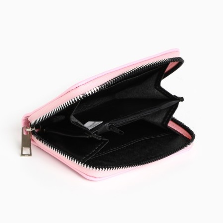 Women's wallet NK, 12x8 cm, pink color-4