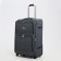 Small suitcase 24 "On the zipper, code castle, with extension, the color is gray