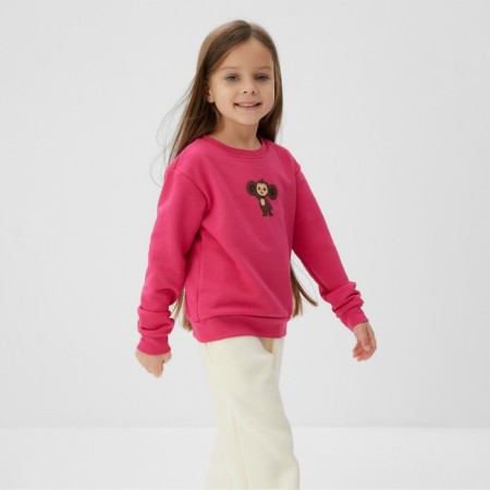 Sweatshirt Children's kaftan Cheburashka r. 34 (122-128 cm)-2