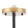 Sicily chandelier 3x60W E27 gold 49x49x25.5cm