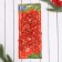 Christmas tree decoration "Balt - Red Brill" (set of 5 pcs) 8 x7 cm, red