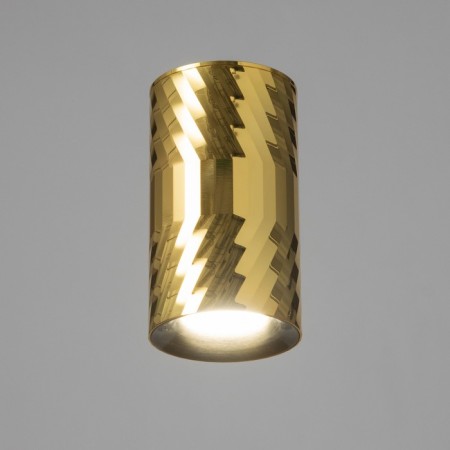 Lamp "Aliser" GU10 gold 7.5x7.5x13 cm-1